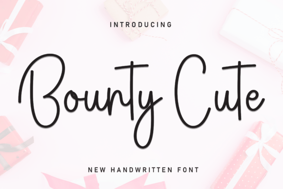 Bounty Cute: A Sweet Handwritten Font for Modern Designs