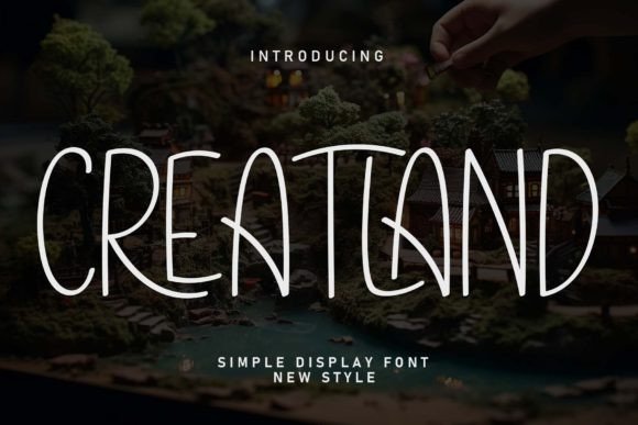 Discover Creatland: A Handwritten Font for Heartfelt Designs