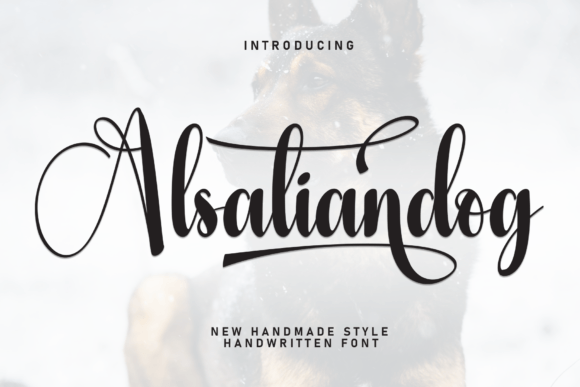 Discover the Sweet Appeal of the Alsatiandog Font