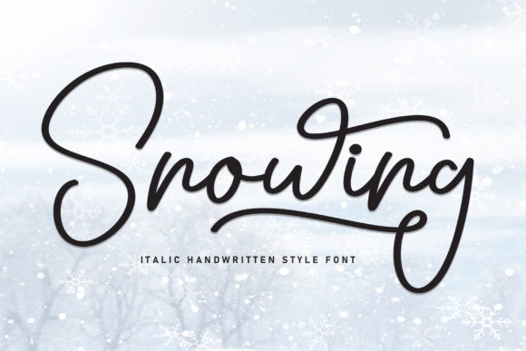 Discover the Warmth and Versatility of the Snowing Font
