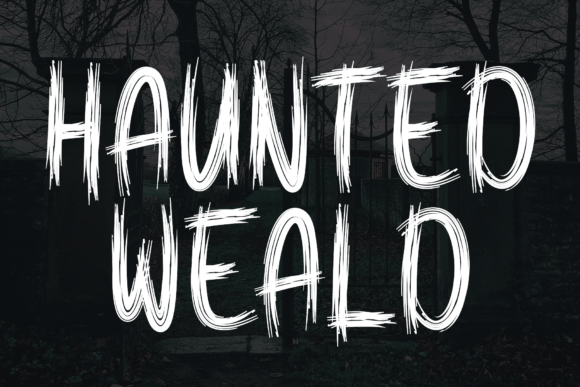 Discovering Haunted Weald: A Font with Friendly Character