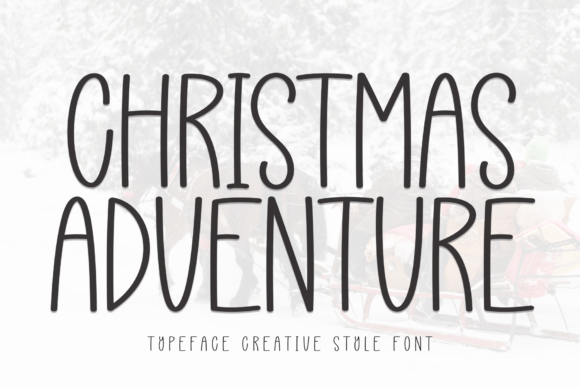 Discovering the Christmas Adventure Handwritten Typeface