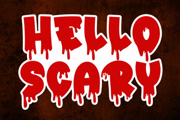 Hello Scary: A Display Font That Brings Whimsical Magic to Your Designs