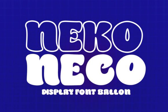 Neko Neco: A Playful Typeface for Creative Projects