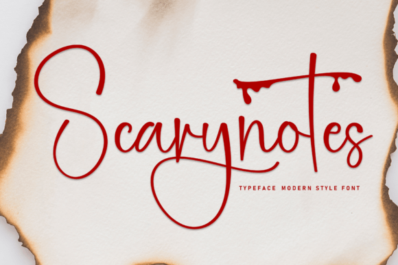 Scarynotes: A Handwritten Font That Brings Designs to Life