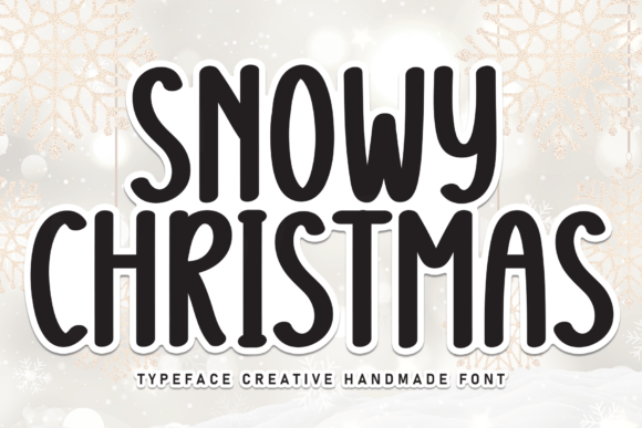 The Warmth and Charm of the Snowy Christmas Typeface