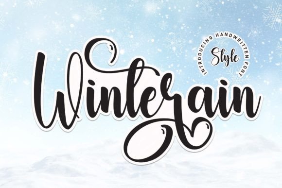 Winterain: The Friendly Handwritten Font for Creative Designs